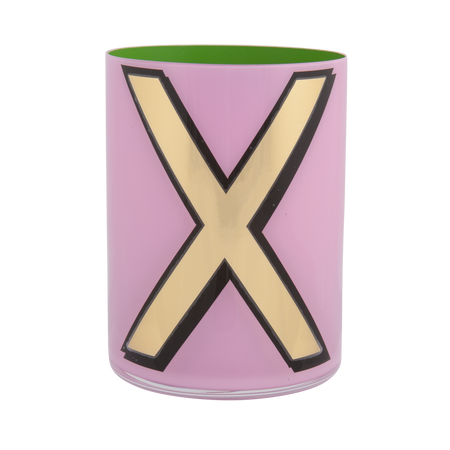 Alphabet Brush Pot - X (Lilac)