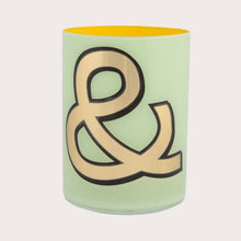 Load image into Gallery viewer, Alphabet Brush Pot - &amp; (Mint)
