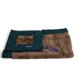 Luxury Dog Blanket - Pacific Blue
