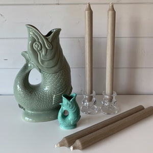 Taupe Candles - Set of Four