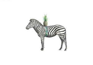 Zebra & Pineapple - (Limited Edition of 100) Killy & Co